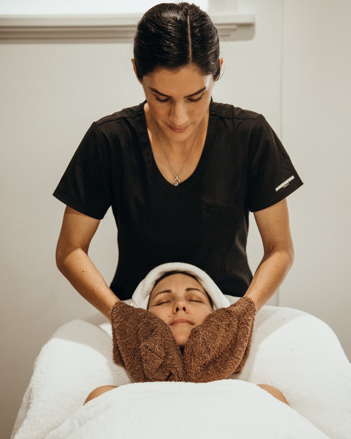 Relaxing facial massage at Southwest Beauty Co.